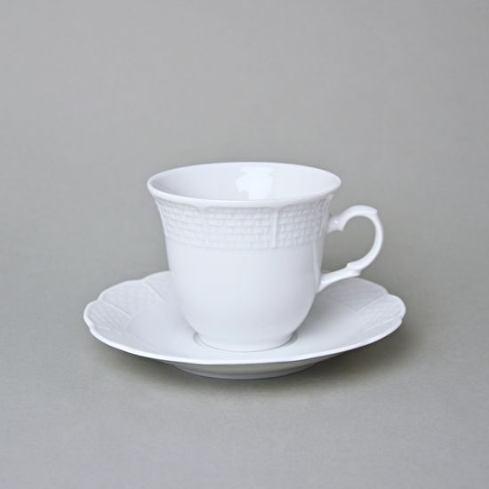 Saucer 155 mm, Thun 1794, karlovarský porcelán, NATÁLIE white