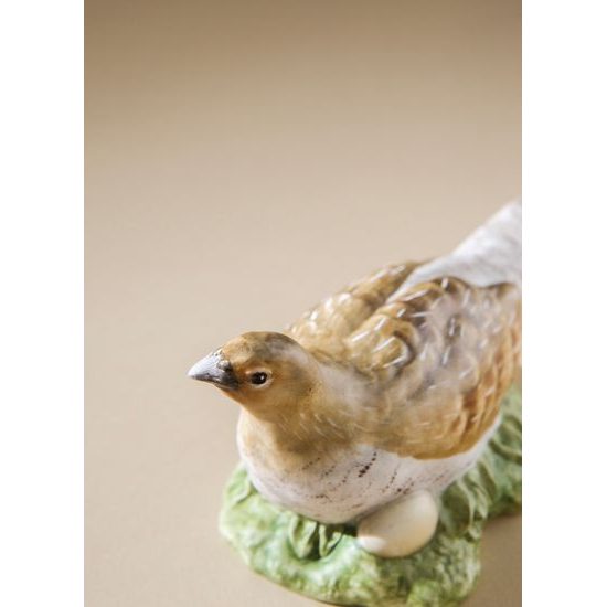 Figurka koroptev 11 / 6,5 / 6,5 cm, biskvitový porcelán, pták roku 2026, Goebel