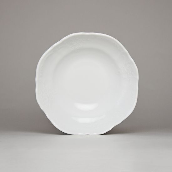 Bowl 13 cm, Thun 1794 Carlsbad porcelain, BERNADOTTE white