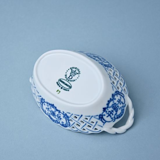 Basket perforated 11 cm, Original Blue Onion Pattern