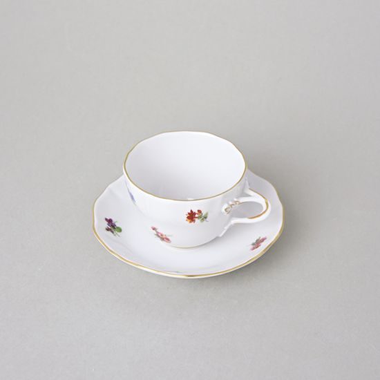 Cup and saucer A plus A 0,08 l / 11 cm for mocca (mini coffee), Hazenka, Cesky porcelan a.s.