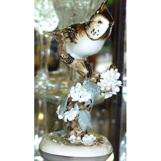 Bird 12 cm, Porcelain Figures Duchcov