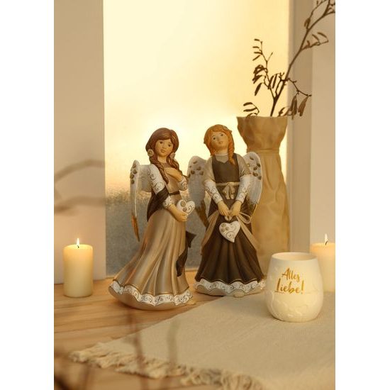 Angel From the Bottom of My Heart 16 / 14 / 29 cm, biscuit porcelain, Goebel