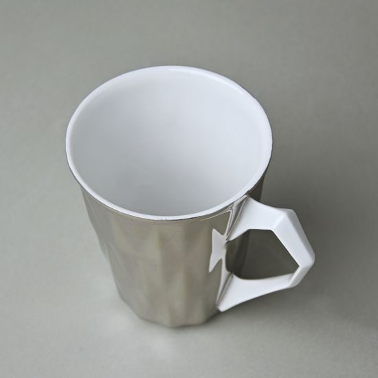 Mug 250 ml, Diamond Platinum, Goldfinger porcelain