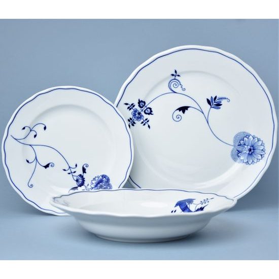 Plate set for 6 persons, Eco blue, Cesky porcelan a.s.