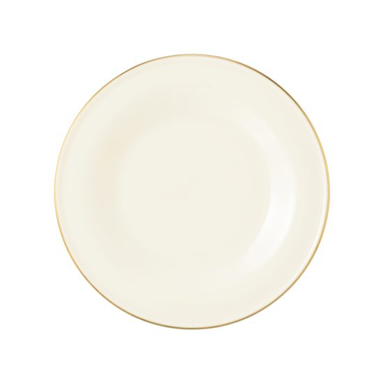 Plate flat round 17 cm, MEDINA gold, Porcelán SELTMANN