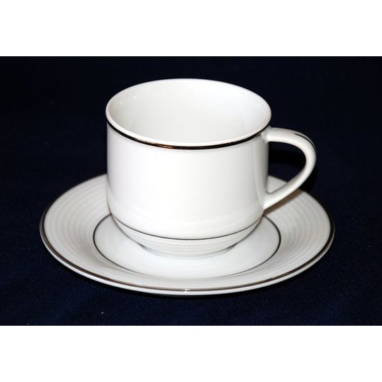 CATRIN 23171: Cup and saucer 210 ml / 15 cm, Thun 1794 Carlsbad porcelain