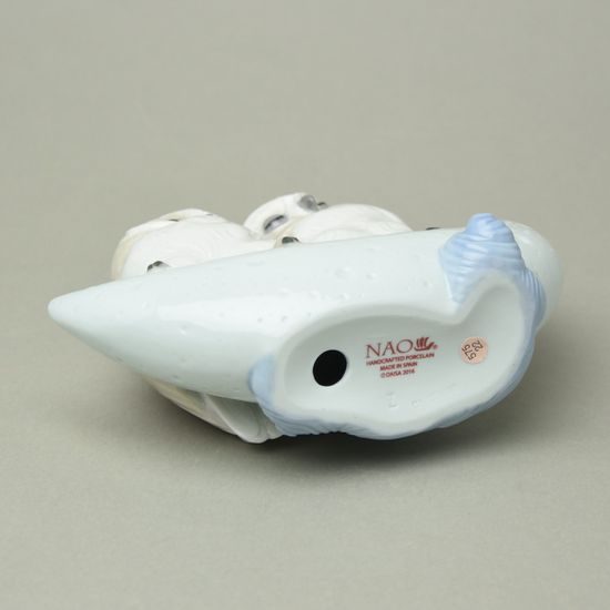 Love story (owls), 18 x 15 cm, NAO porcelain