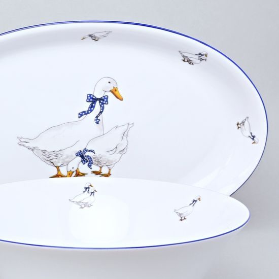 Coups Goose, Dining set 14 pcs., Thun 1794 Carlsbad porcelain