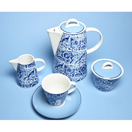 Kávová souprava pro 1 osobu 4 díl., Thun 1794, karlovarský porcelán, TOM 30041