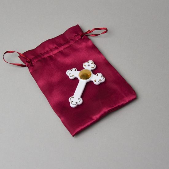 Small golden cross 8,5 x 6 cm, Haas a Czjzek