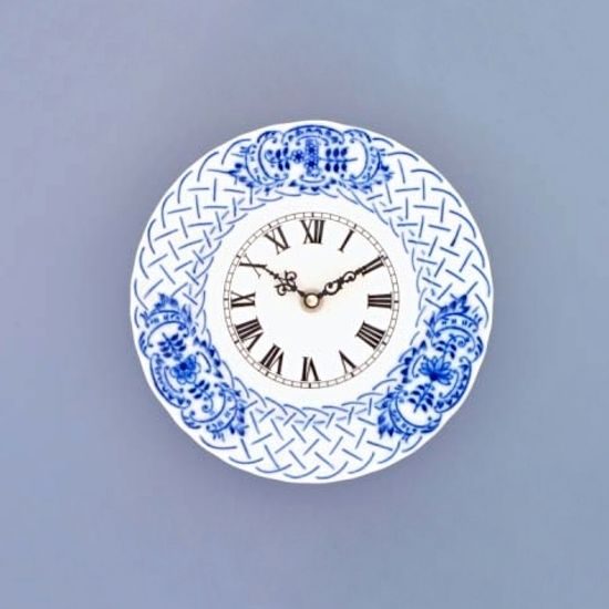 Hodiny reliéfní 18 cm se strojkem, Cibulák, originální z Dubí