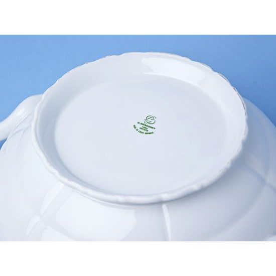 Mísa polévková 3 l, Verona modré kvítí + zelená, G. Benedikt 1882