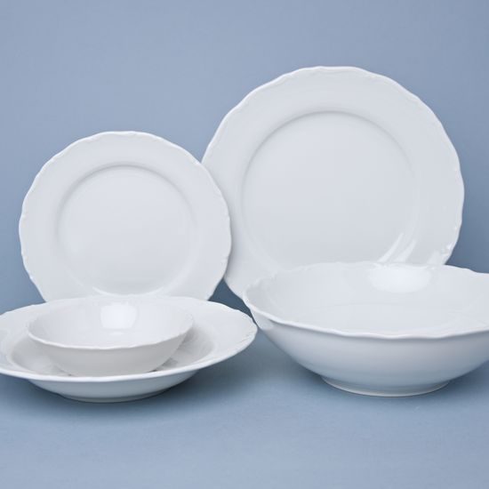 Dinner set 25 pcs., Ophelie white, Thun 1794