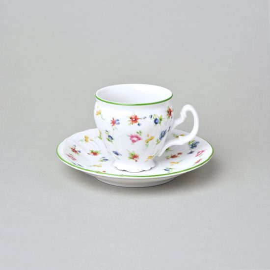 Šálek a podšálek Espresso 75 ml / 12 cm, Thun 1794, karlovarský porcelán, BERNADOTTE 7570a57