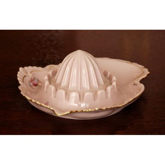 Lis na citrón 15,6 cm, Lenka 563, Růžový porcelán z Chodova