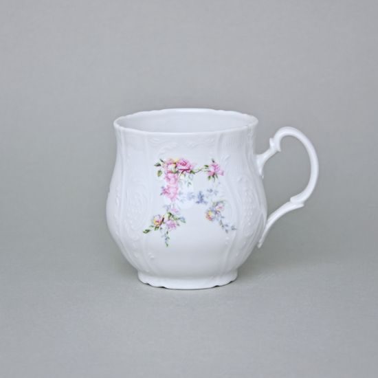 Mug Jonas 310 ml, Thun 1794 Carlsbad porcelain, BERNADOTTE climbing rose