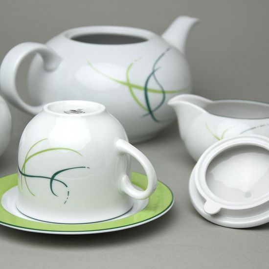 Tea set for 6 persons, Thun 1794 Carlsbad porcelain