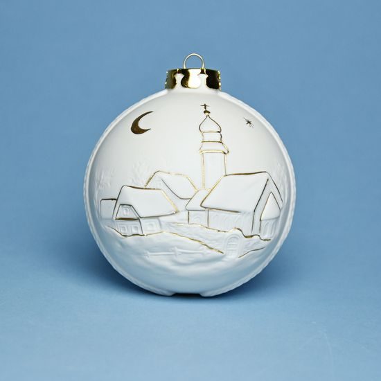 Christmas Ball Decoration - Regensburg, 7,5 cm, Unterweissbacher, Seltmann Porcelain