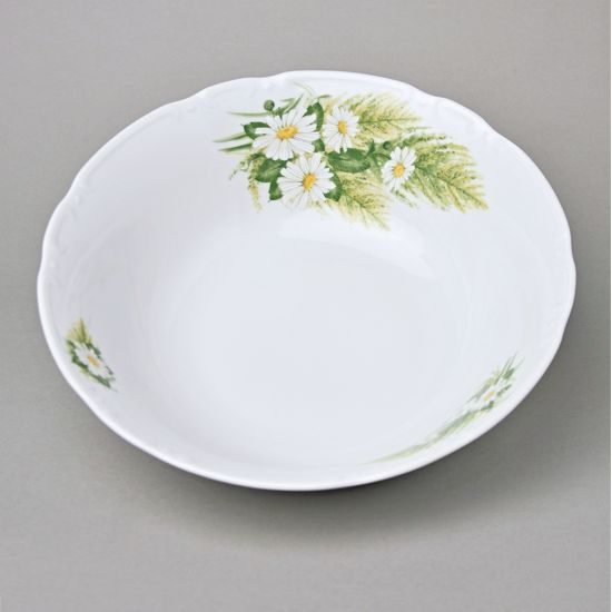 Mísa 25 cm, Thun 1794, karlovarský porcelán, CONSTANCE 80262 kopretiny