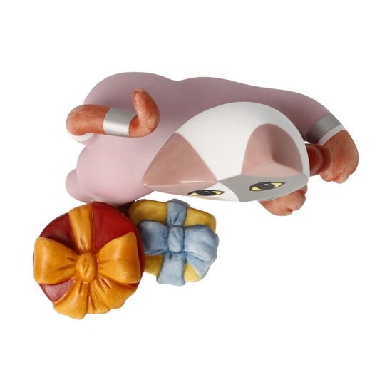 Cat Bella 8.5 / 5 / 7.5cm, biscuit china, Cats Goebel R. Wachtmeister