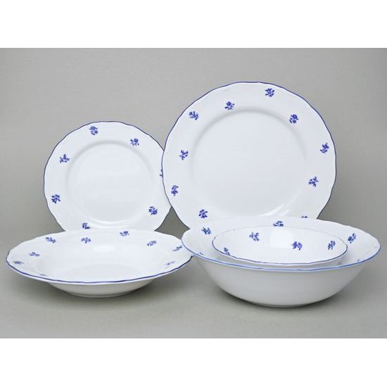 Dining set with bowls, Ophelie blue Hazenka, Nová Role Thun