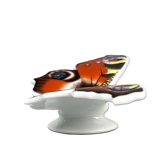 Butterfly Aglais io 8 x 4 x 2,5 cm, Unterweissbacher porcelain figures