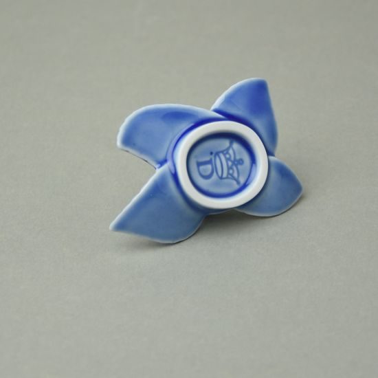 Dekorační růže / růžička ke stolování 7,3 x 3 cm, Cibulák, originální z Dubí