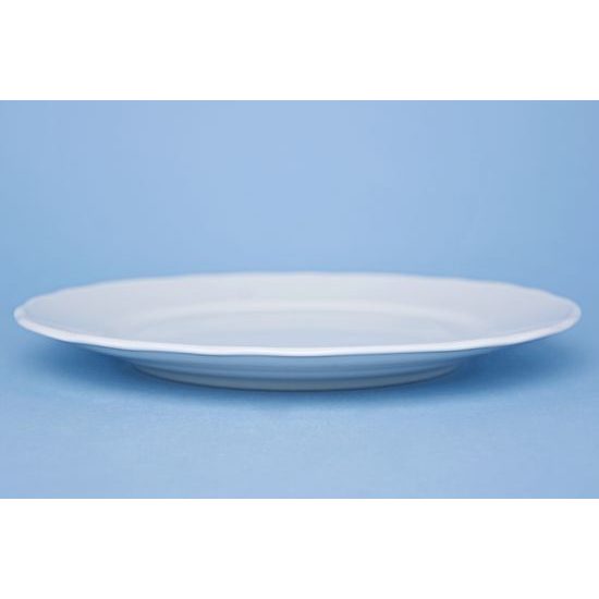 Plate flat 26 cm, White, Cesky porcelan a.s.