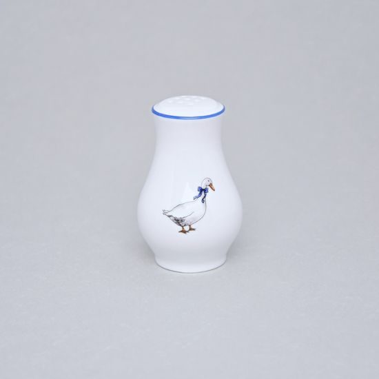 Salt shaker 7,5 cm, Český porcelán a.s., Goose