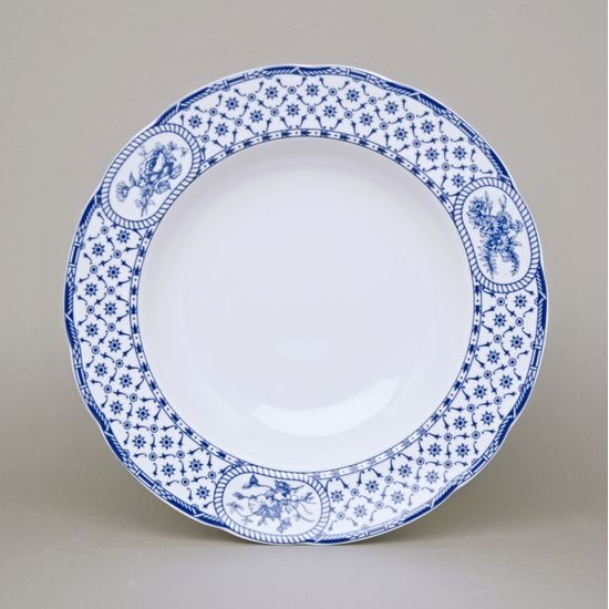 Rose 80090: Talíř hluboký 23 cm, Thun 1794, karlovarský porcelán