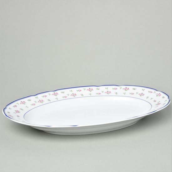 Mísa oválná 39 cm, Thun 1794, karlovarský porcelán, ROSE 80283