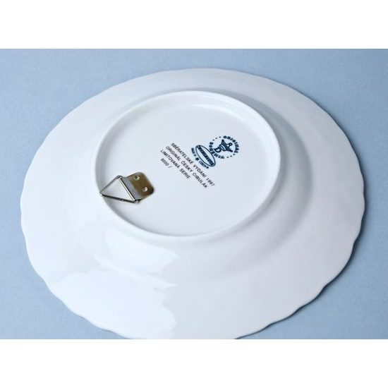 Annual plate 1997 18 cm, relief, Original Blue Onion Pattern