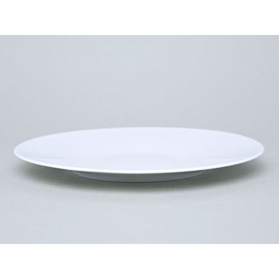 Bohemia White, Talíř mělký 28 cm, design Pelcl, Český porcelán a.s.