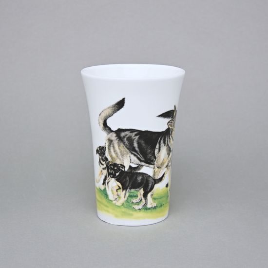 Psí kolekce - Vlčák: Hrnek Emily 400 ml, anglický kostní porcelán Roy Kirkham