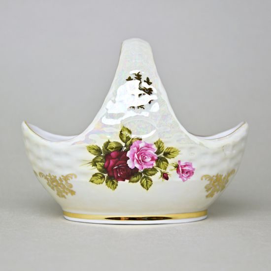 Basket with handle for candy 16 x 14 cm, Cecily, Queens Crown