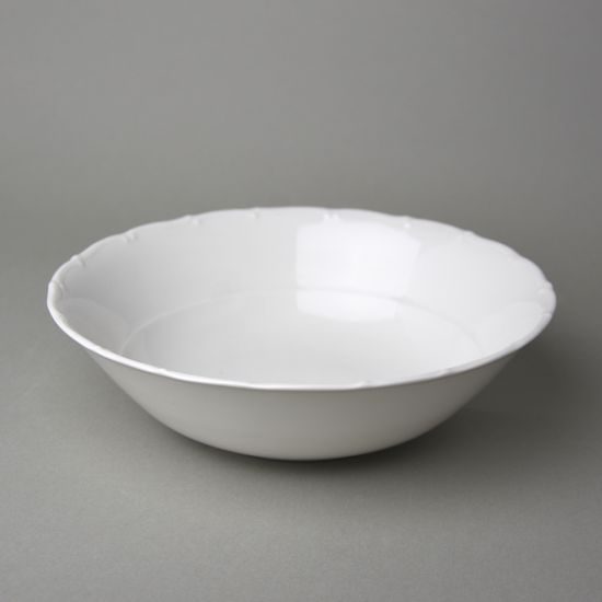 Salad bowl 23 cm, Ofélie bílá, Stará Role Moritz Zdekauer, QII