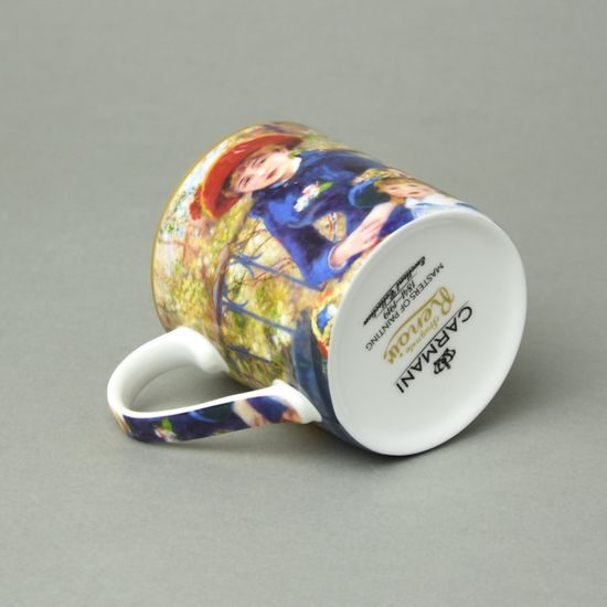 Mug 360 ml Two sisters, A. Renoir, bone china Carmani