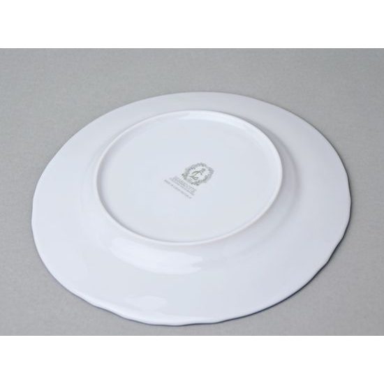 Talíř dezertní 17 cm, Thun 1794, karlovarský porcelán, BERNADOTTE pomněnka