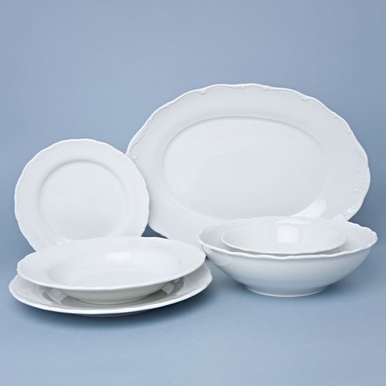 Dining set 26 pcs., Ophelie white, Thun 1794