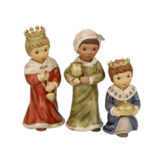 Set Three Wise Men 21,5 / 5 / 11,5 cm, stoneware, Goebel