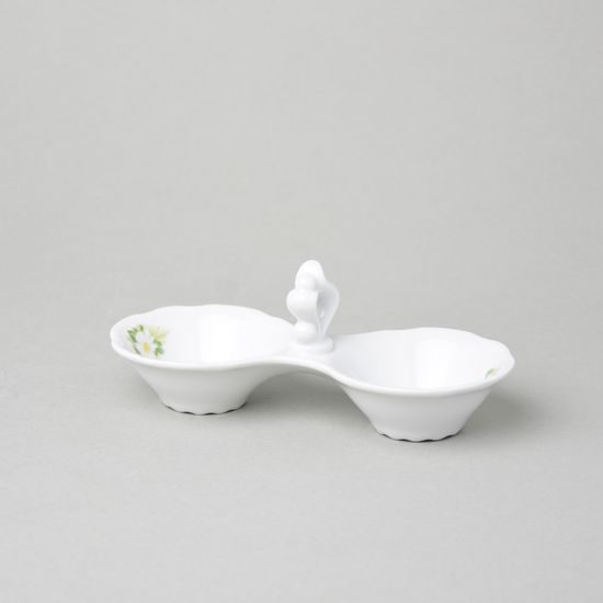 Dvojmistička sůl / pepř, Thun 1794, karlovarský porcelán, CONSTANCE 80262