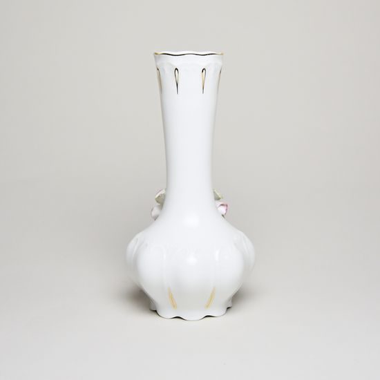 Váza štíhlá 16 cm, Reta - bílá, porcelán z Chodova