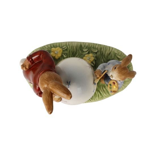 Rabbit figurine The Master nad Student 15 / 8 / 15.5cm, stoneware, Goebel