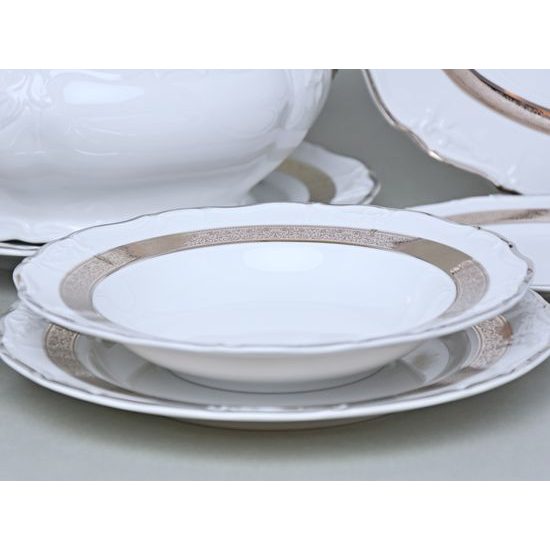 Dining set for 6 pers., Marie Louise 88042 Platinum, Thun 1794 a.s.