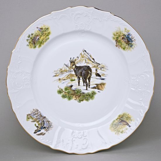 Dish round flat 32 cm, THUN 1794, BERNADOTTE hunting