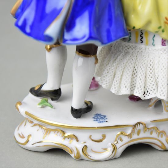 Taneční pár, 16 x 7 x 13 cm, Porcelánové figurky Gläserne Porzellanmanufaktur