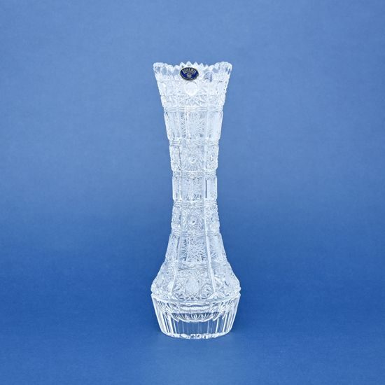 Křišťálová váza broušená, 500PK, 280 mm, Crystal BOHEMIA