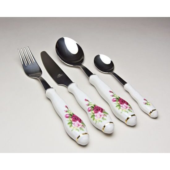 Cutlery set 24 pieces, BERNADOTTE, Meissen Rose, Toner cutlery