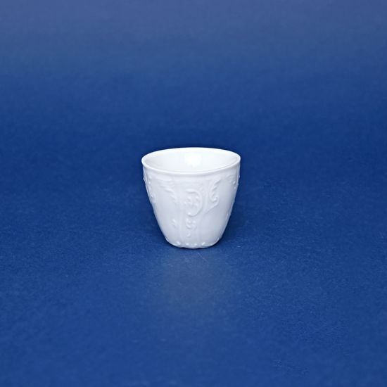 Liquere cup, Thun 1794 Carlsbad porcelain, BERNADOTTE white